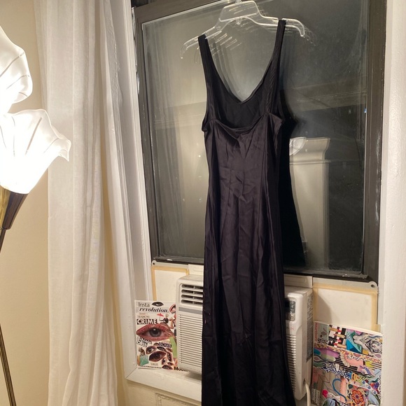 90’s Patricia Pepe Embroidered Satin Dress - Picture 4 of 8